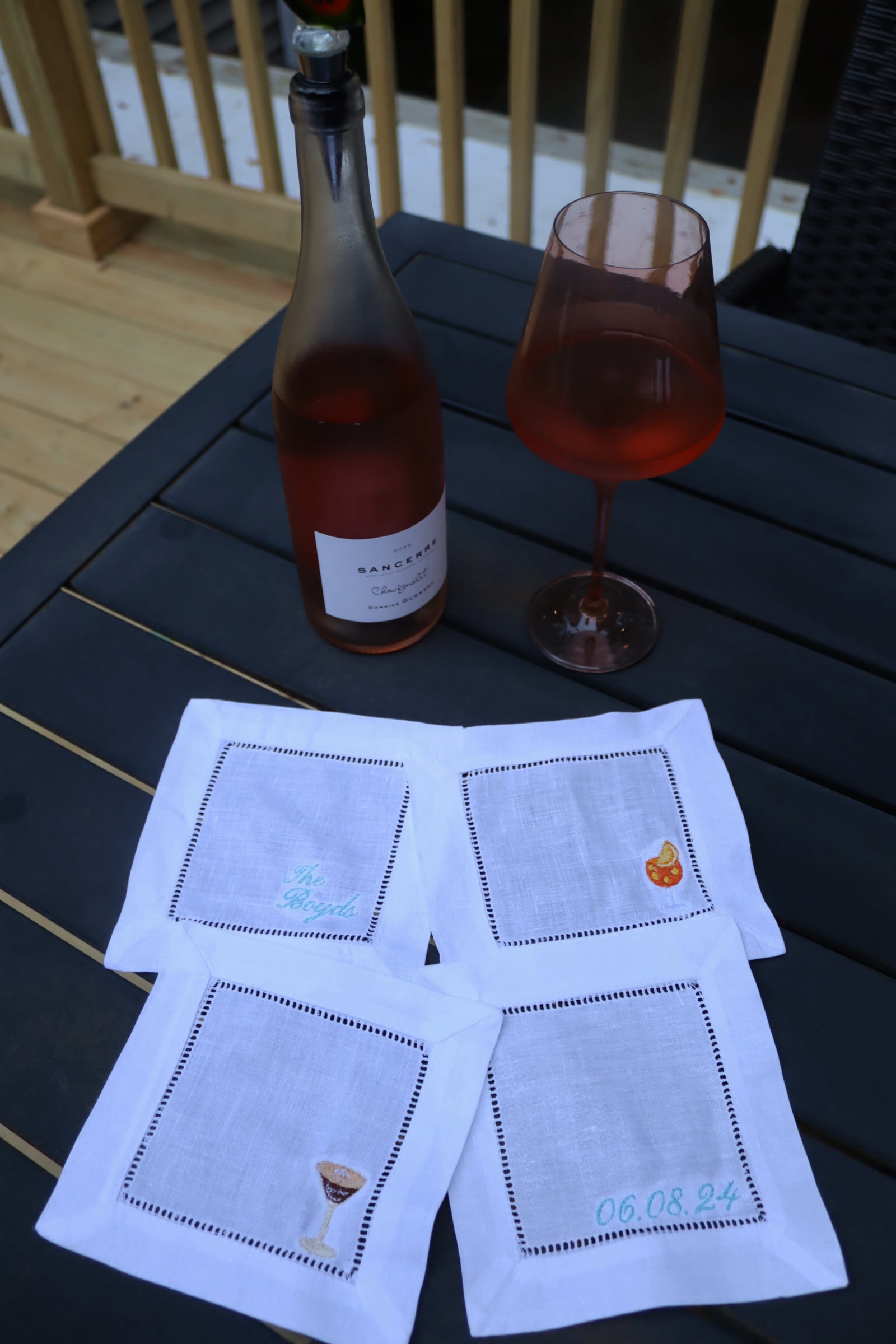 Newlywed Sips Cocktail Napkin Set