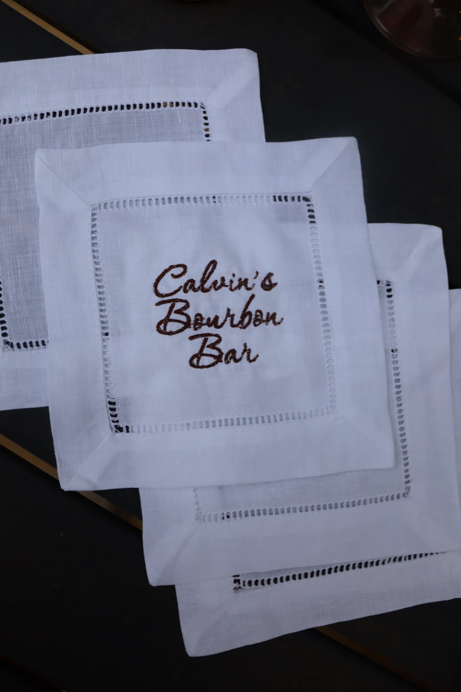 The Signature Sip Cocktail Napkin Set