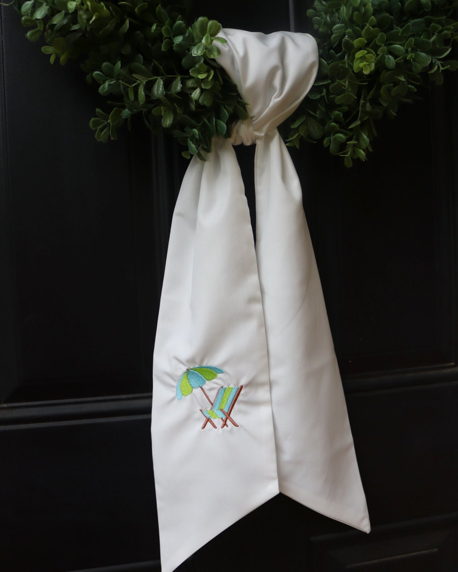 Seaside Social Wreath Sash