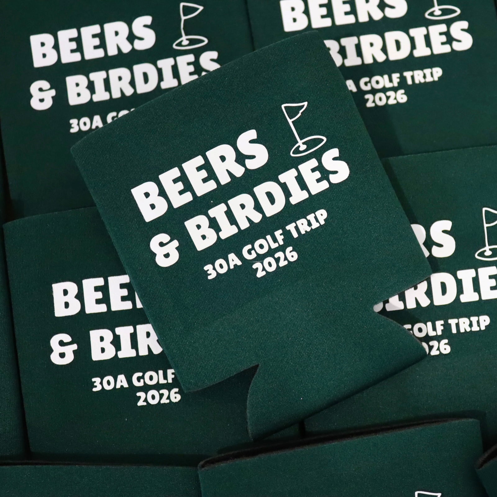 Beer & Birdies Golf Coozies