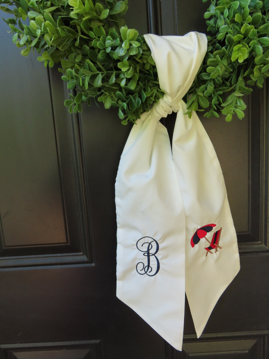 Seaside Social Wreath Sash