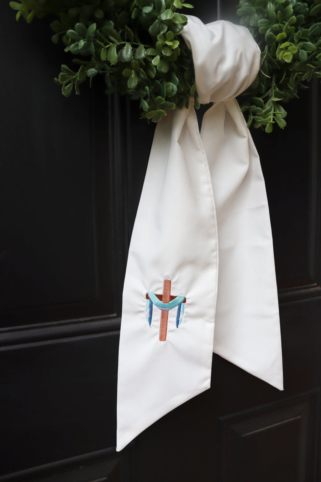 He Is Risen Wreath Sash