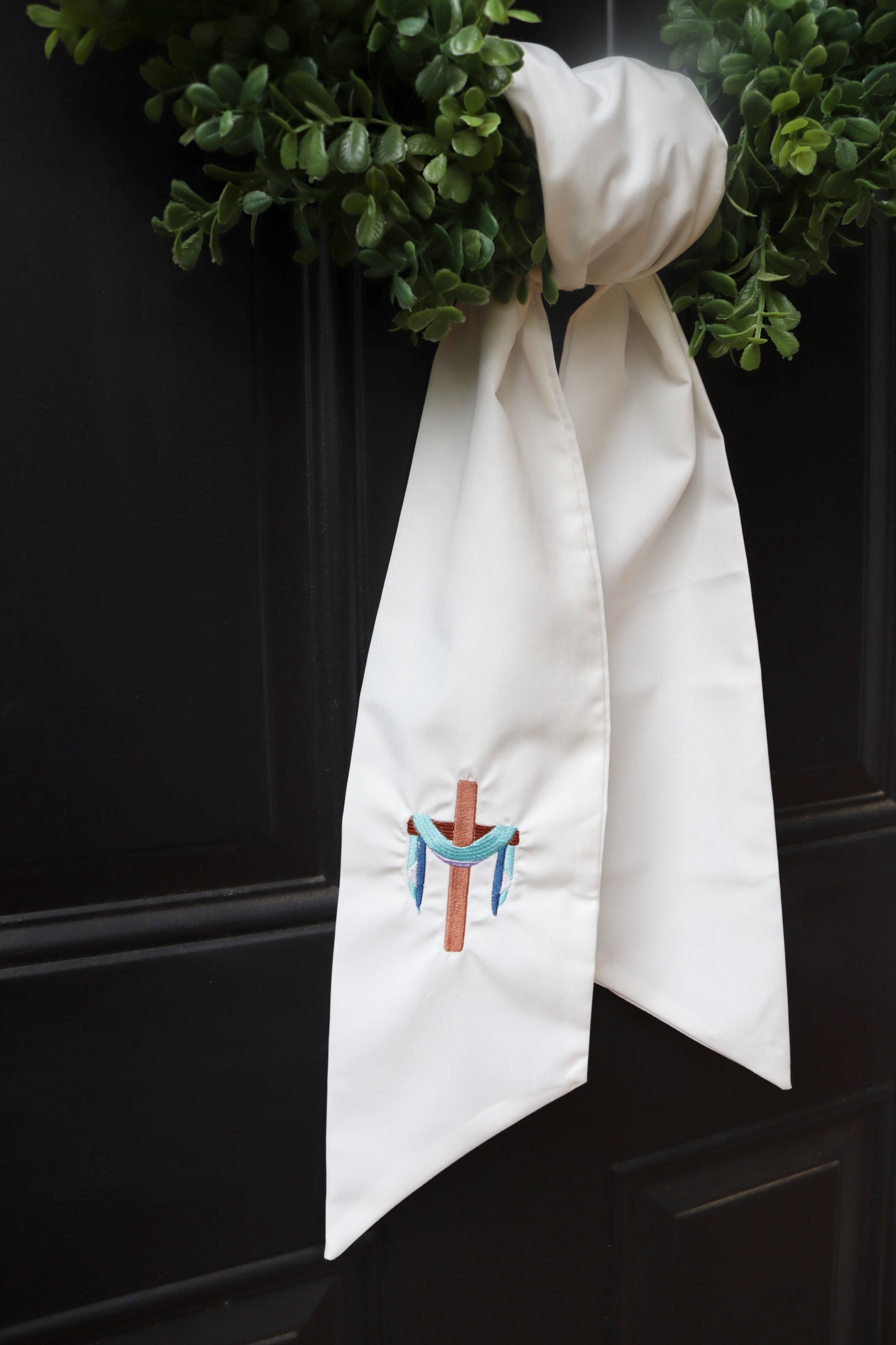 He Is Risen Wreath Sash