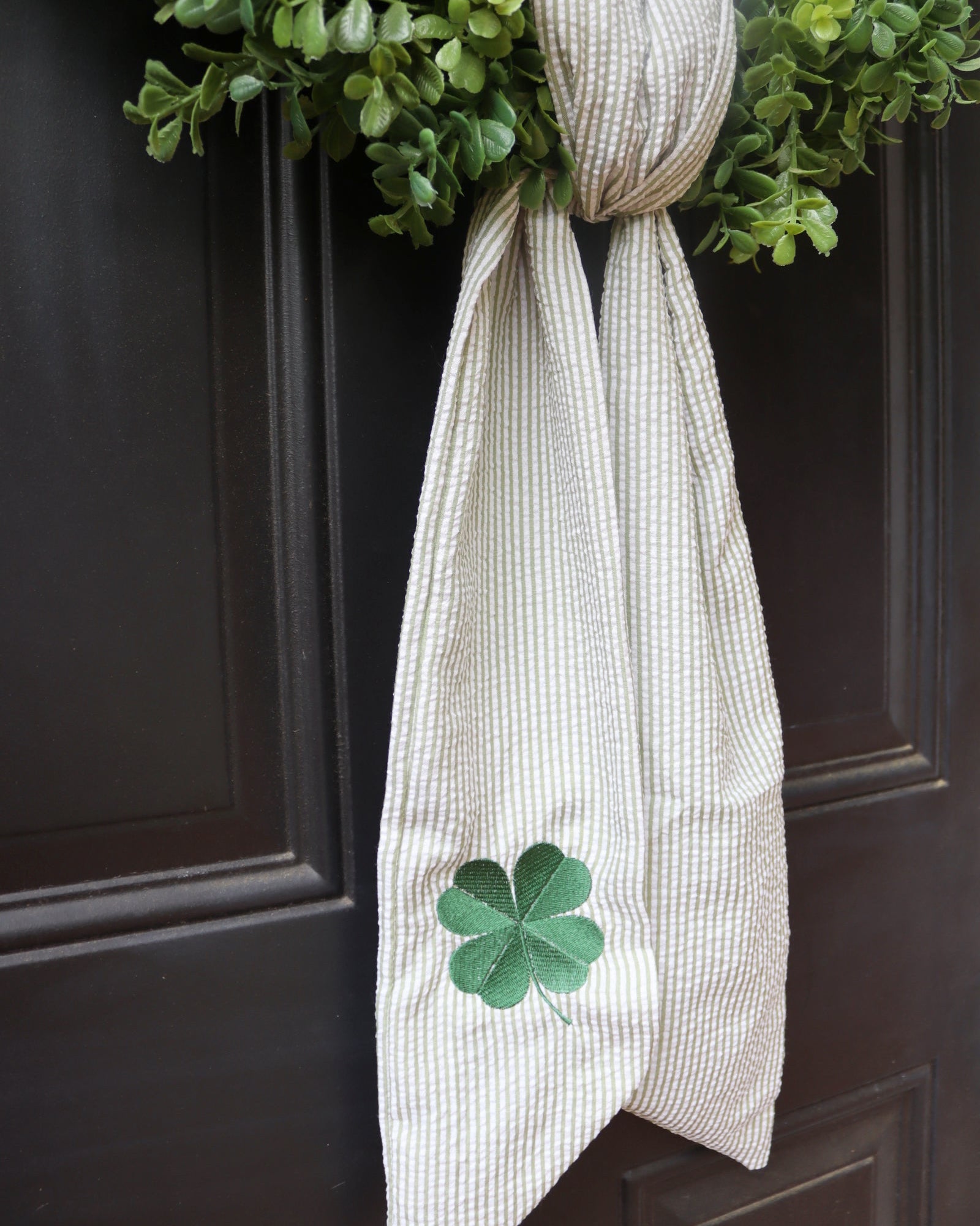 Lucky You Wreath Sash