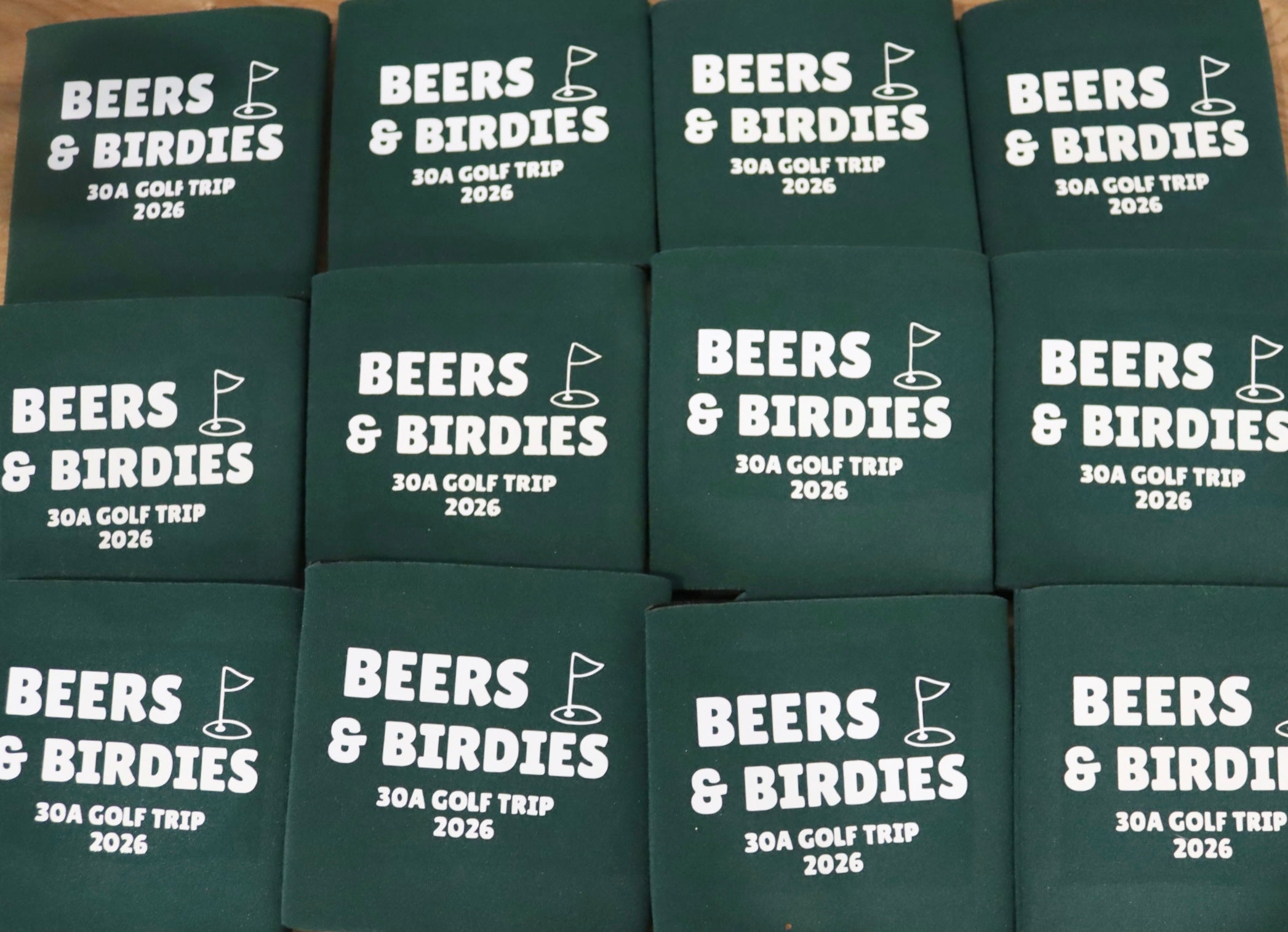 Beer & Birdies Golf Coozies