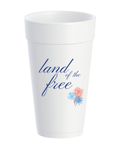 Land of the Free Styrofoam Cups