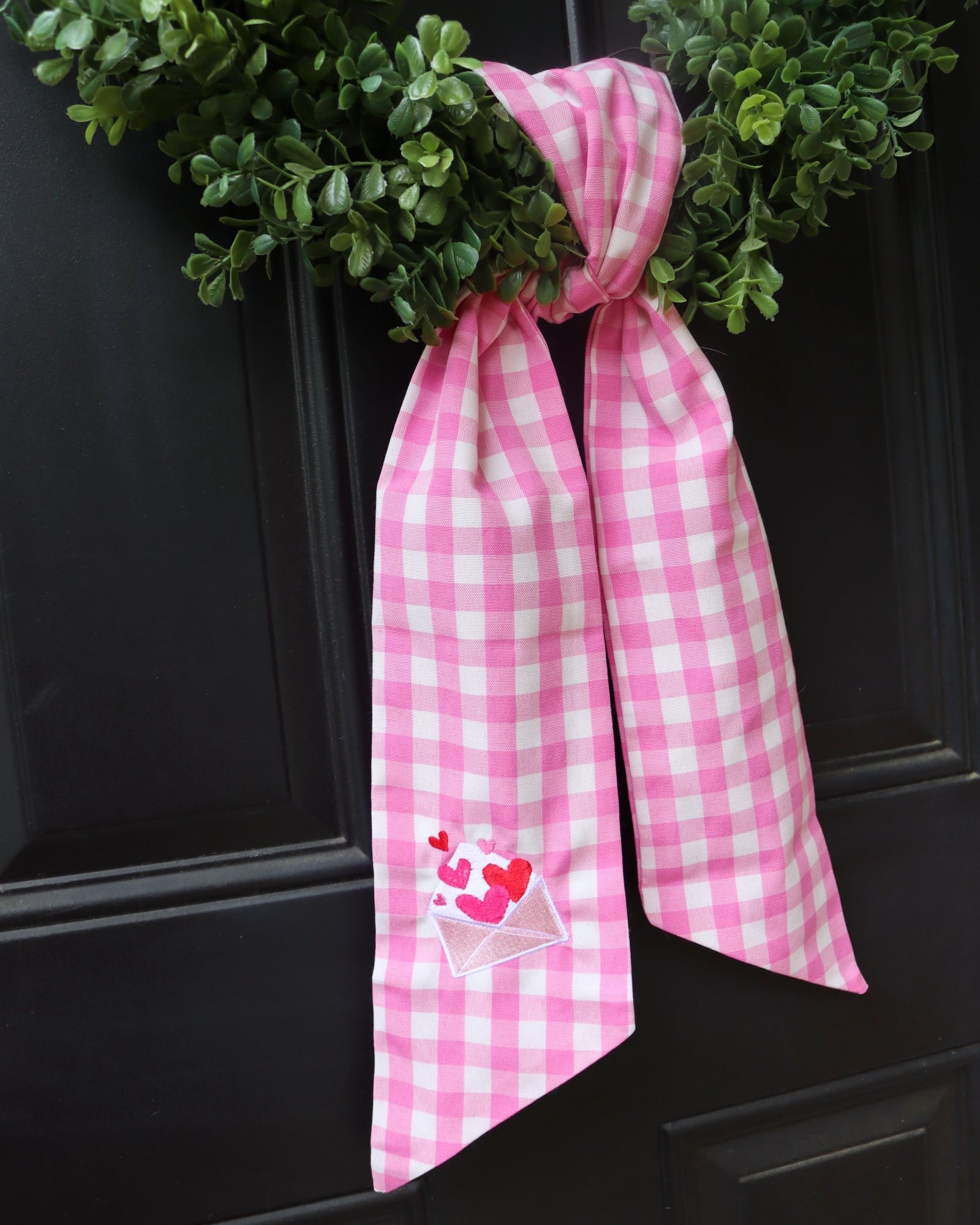 Little Love Notes Wreath Sash