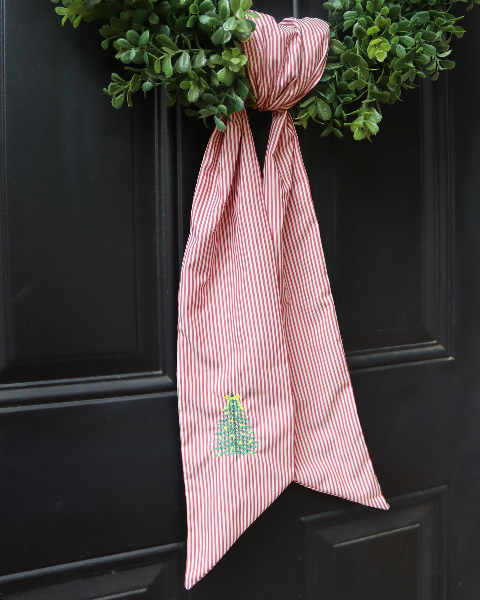 Merry & Bright Wreath Sash