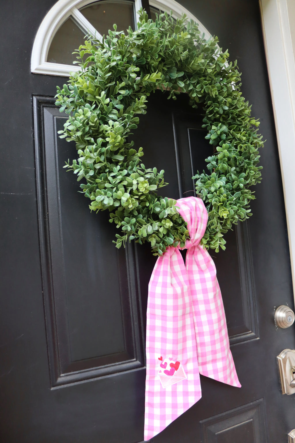 Little Love Notes Wreath Sash