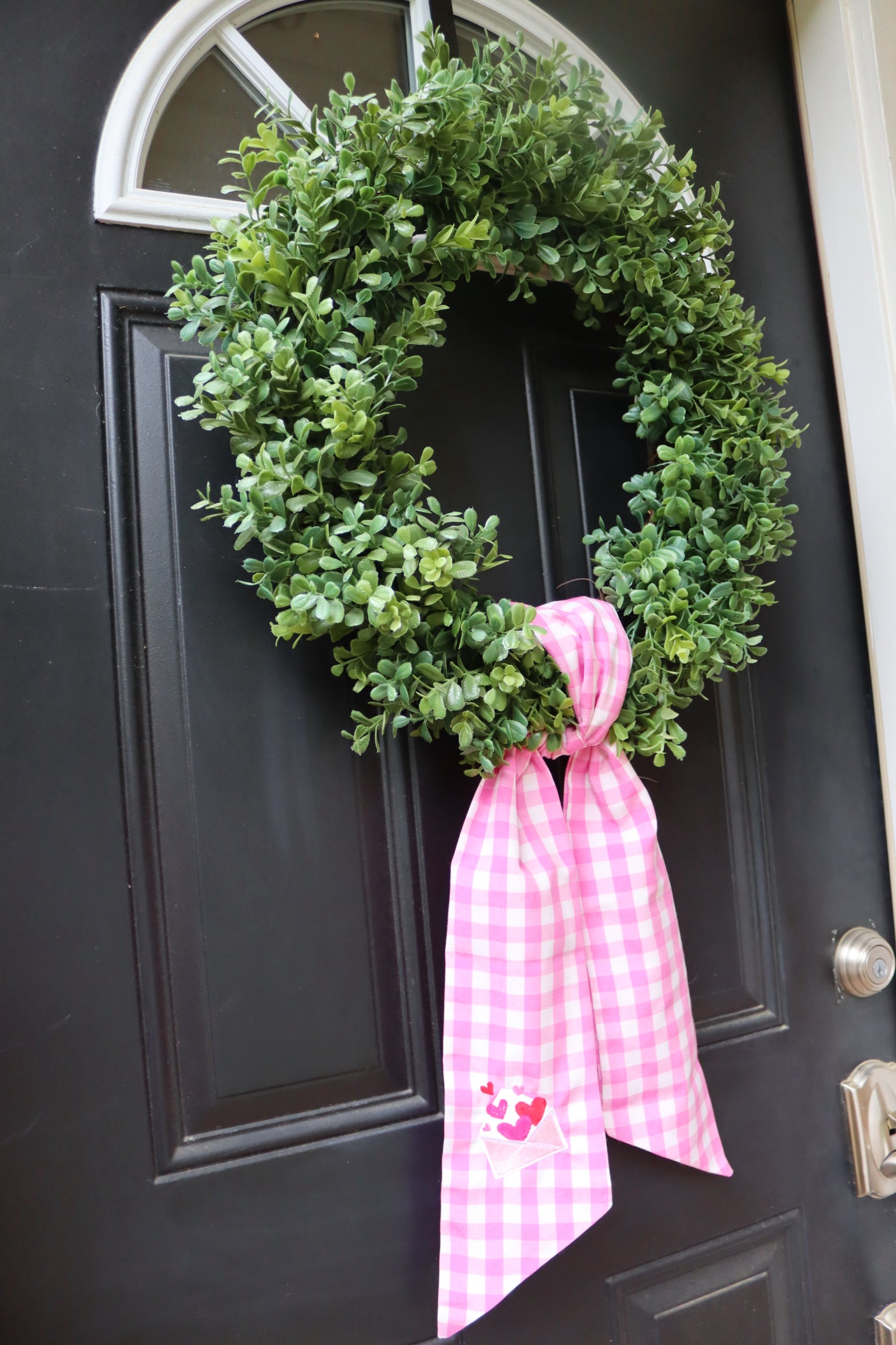 Little Love Notes Wreath Sash