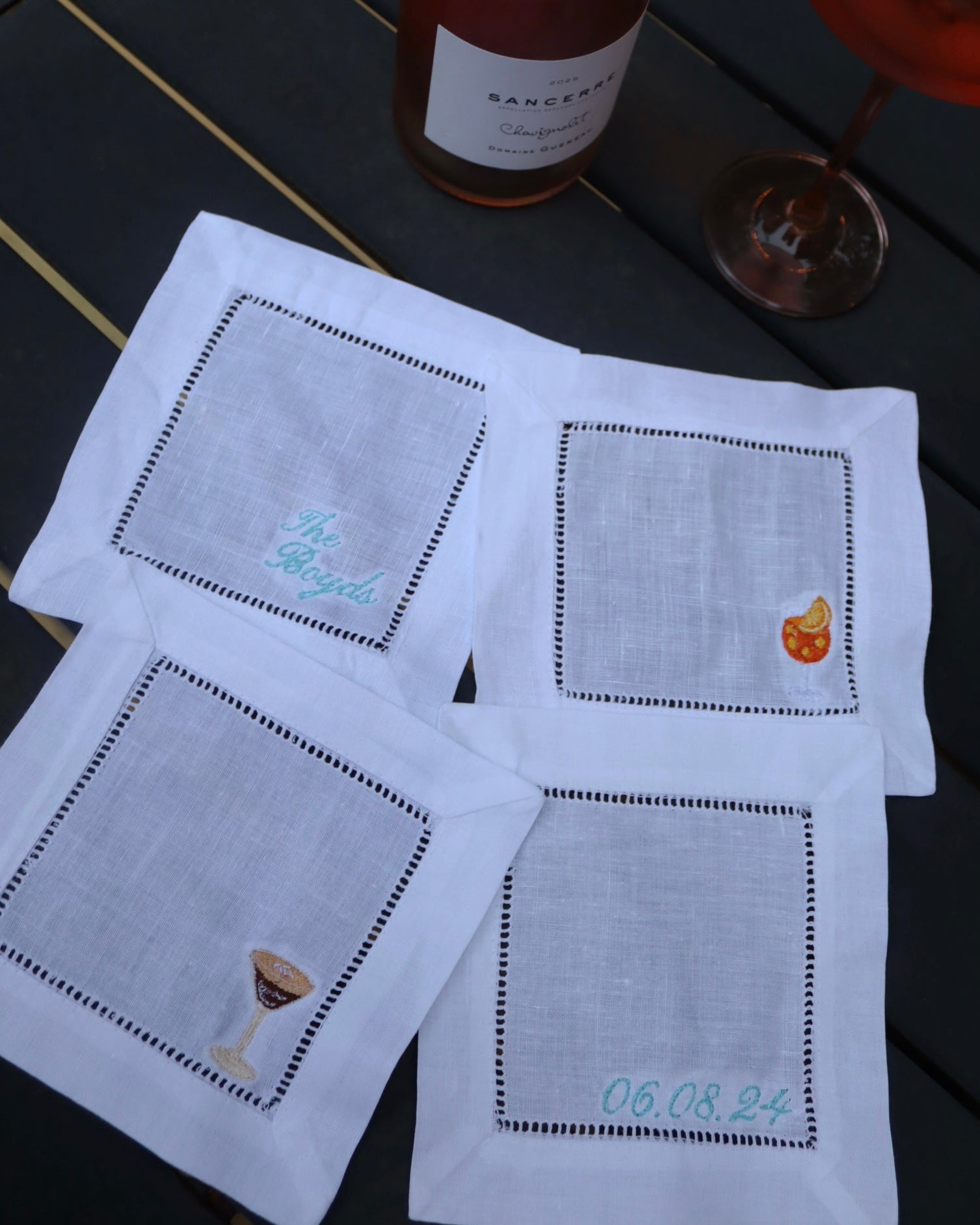 Newlywed Sips Cocktail Napkin Set