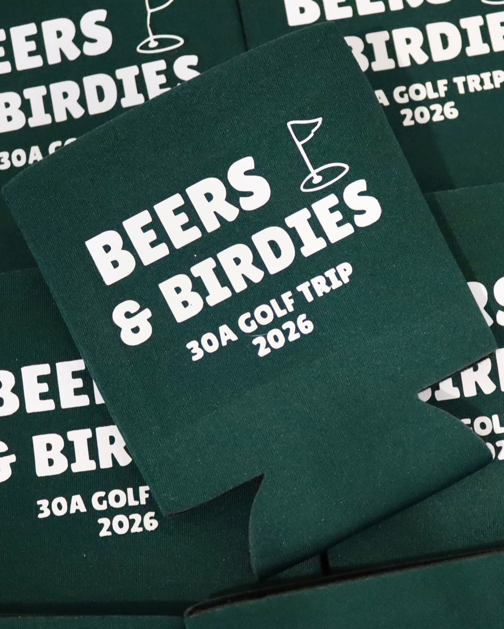 Beer & Birdies Golf Coozies
