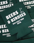 Beer & Birdies Golf Coozies