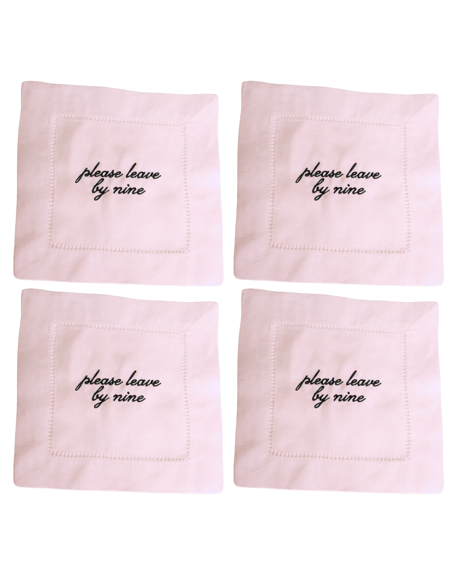 Please Leave by Nine Cocktail Napkin Set