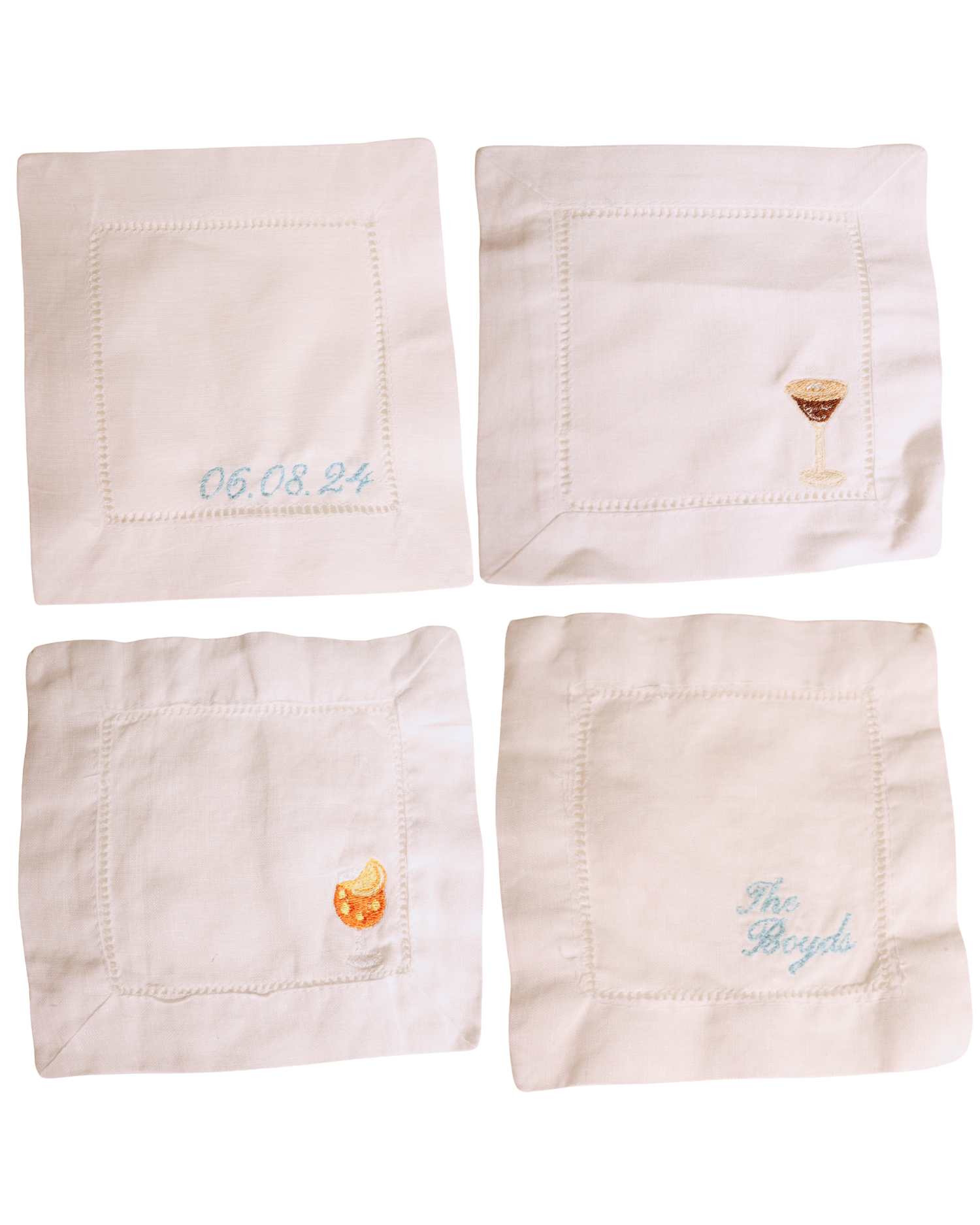 Custom Cocktail Napkin Set