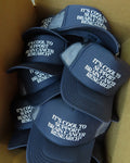 Gray for Glioblastoma x Good Measure Brain Cancer Awareness Trucker Hat - Navy