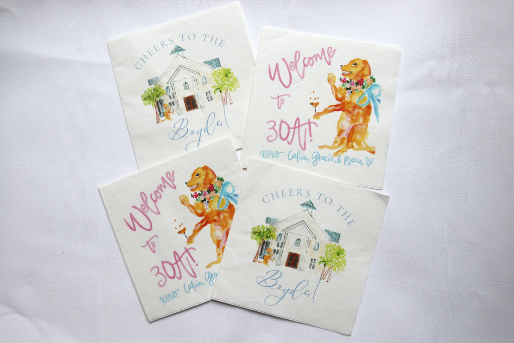 Custom Printed Cocktail Napkins