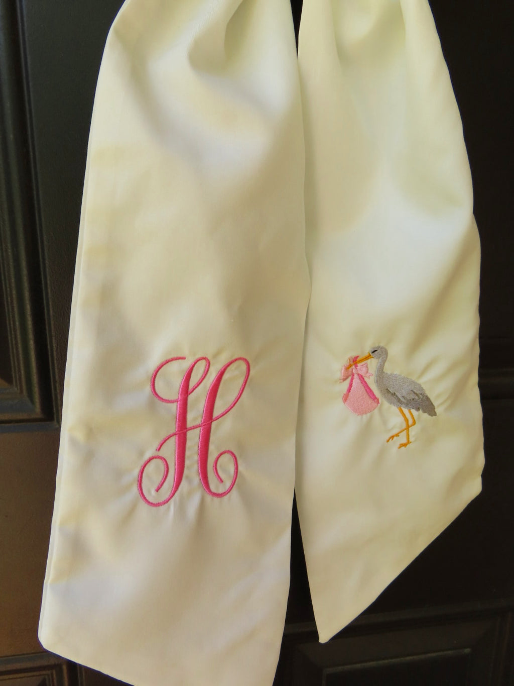 Oh Baby Wreath Sash