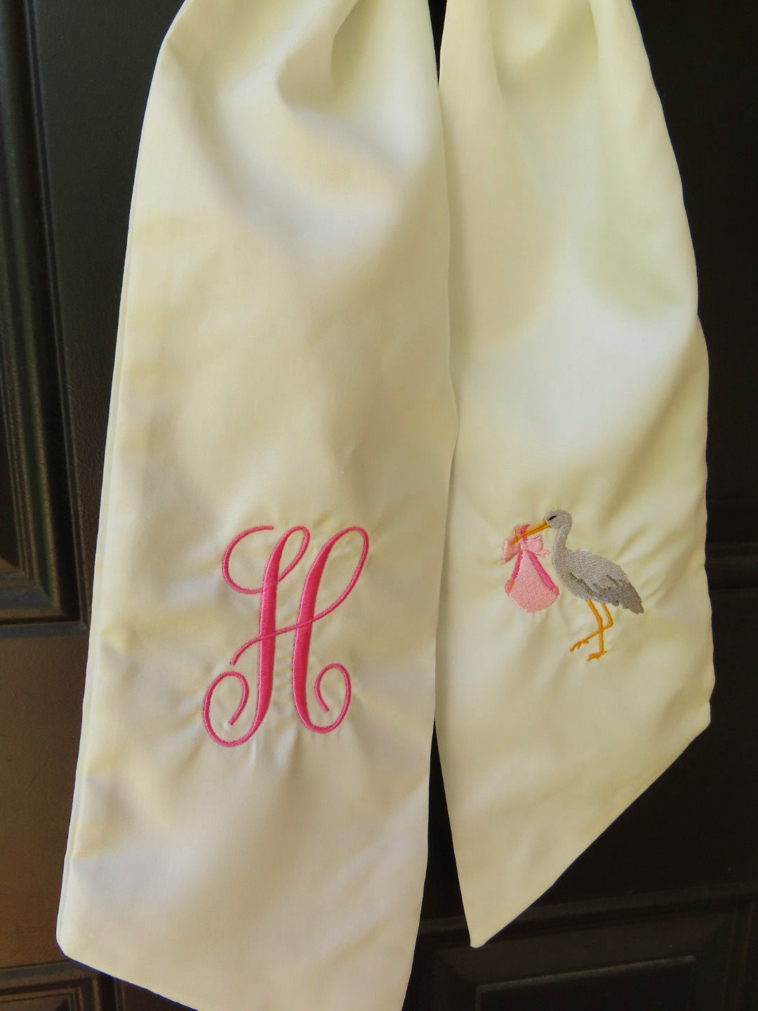 Oh Baby Wreath Sash