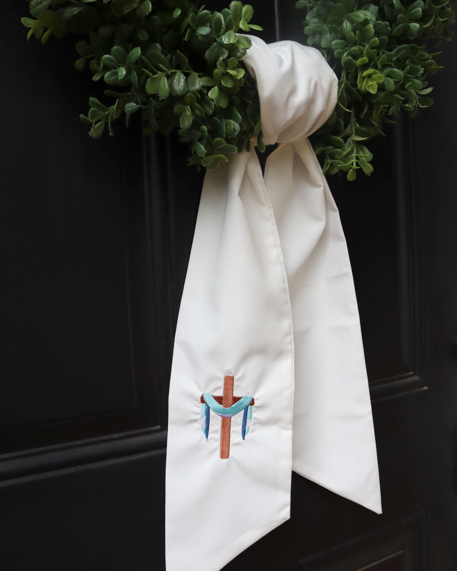 He Is Risen Wreath Sash