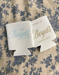 Custom Wedding Coozies