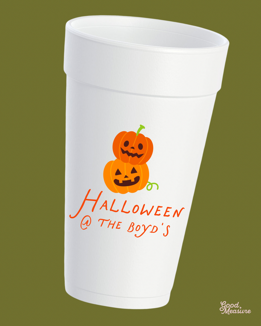 Pumpkin Carving @ Mine Halloween Styrofoam Cups