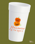Pumpkin Carving @ Mine Halloween Styrofoam Cups