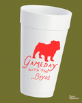 Gameday with the Dawgs Tailgate Styrofoam Cups