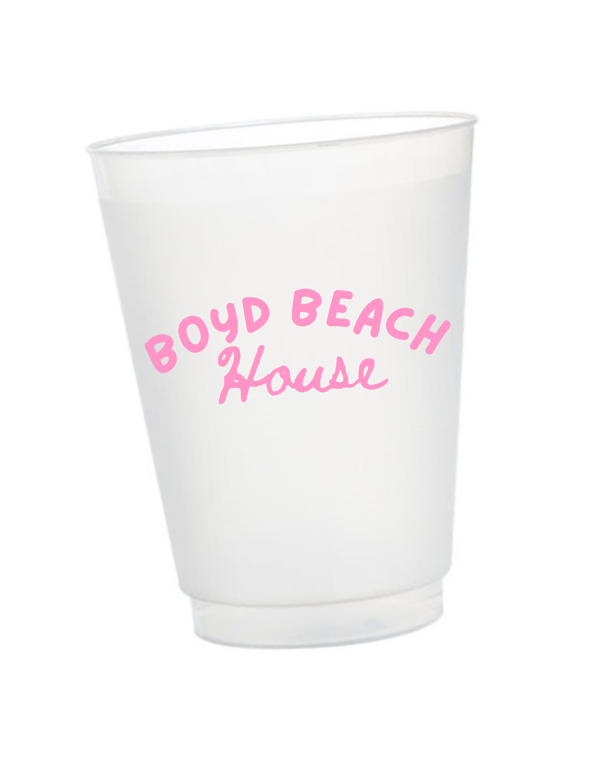Custom Frosted Plastic Cups