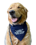 Gray for Glioblastoma x Good Measure Brain Cancer Awareness Dog Bandana - Navy