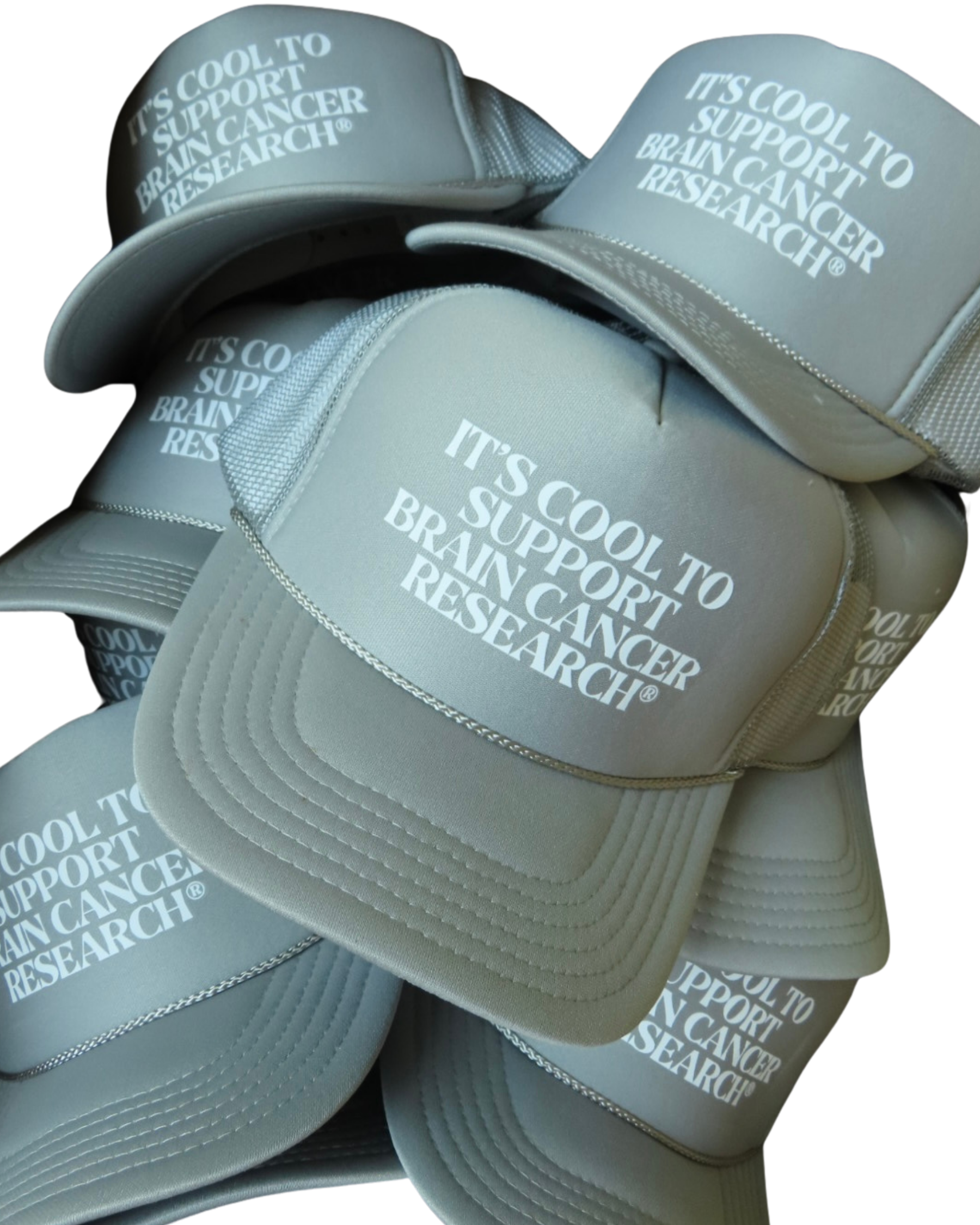 Gray for Glioblastoma x Good Measure Brain Cancer Awareness Trucker Hat - Grey