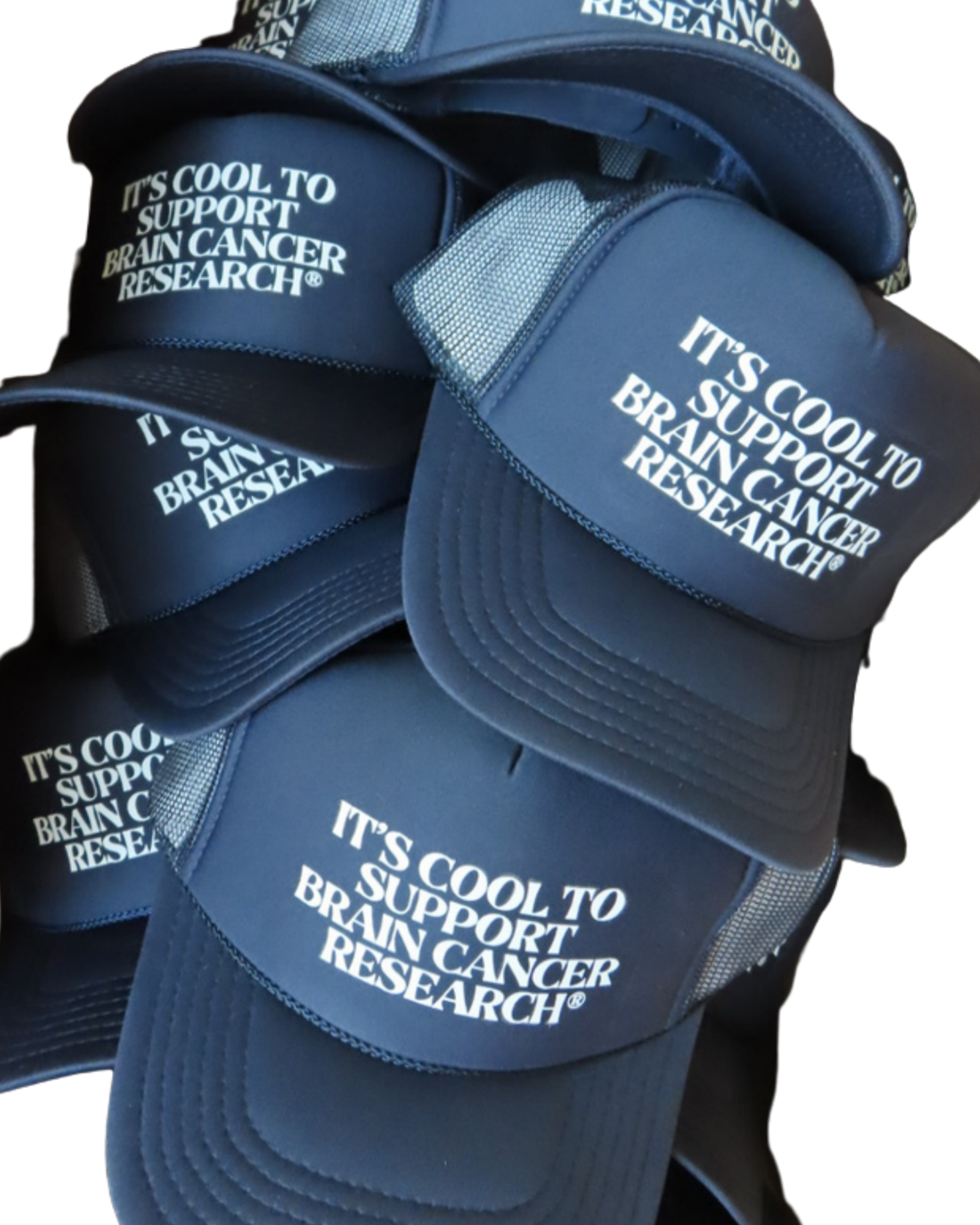 Gray for Glioblastoma x Good Measure Brain Cancer Awareness Trucker Hat - Navy